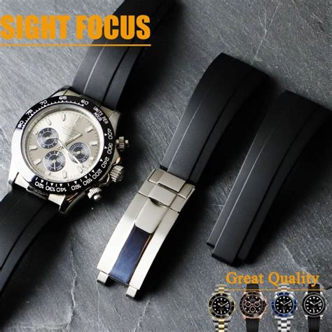 Silicone strap compatible for GMT, Daytona, Rolex, Oyster 20mm